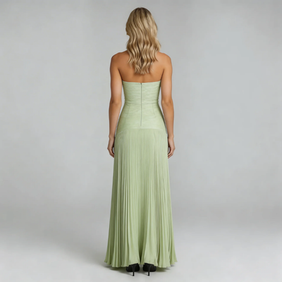 Selene Pleated Maxi Dress