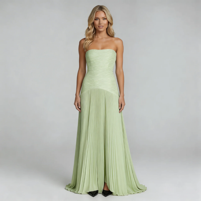 Selene Pleated Maxi Dress