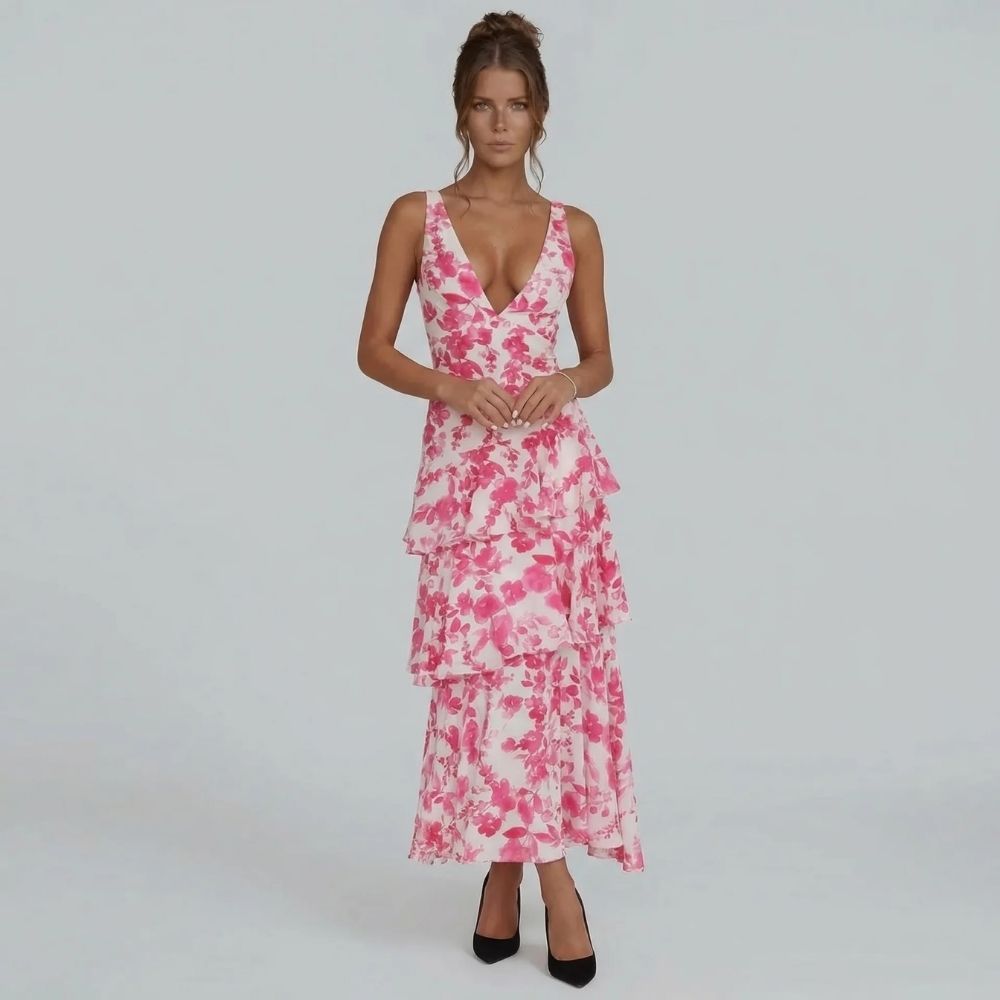 Seraphina Ruffle Midi Dress - product image 5