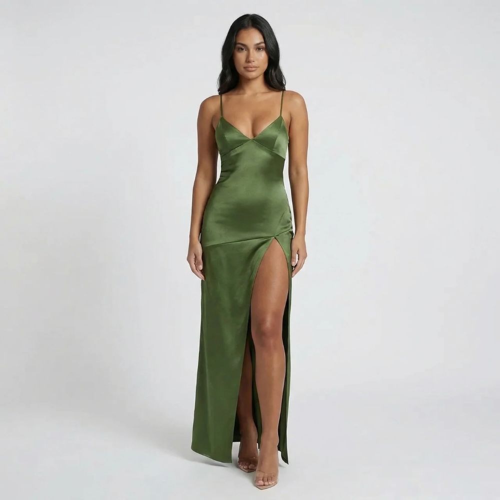Seraphine Lace-Up Maxi Dress