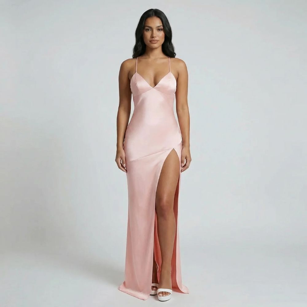 Seraphine Lace-Up Maxi Dress