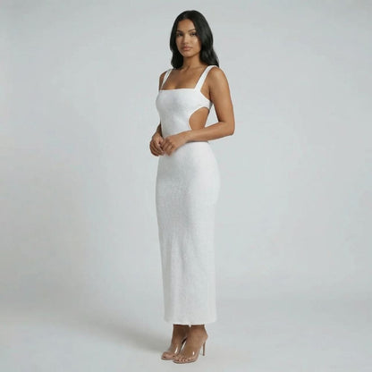 Aria Sequin Cutout Maxi Dress - product image 7