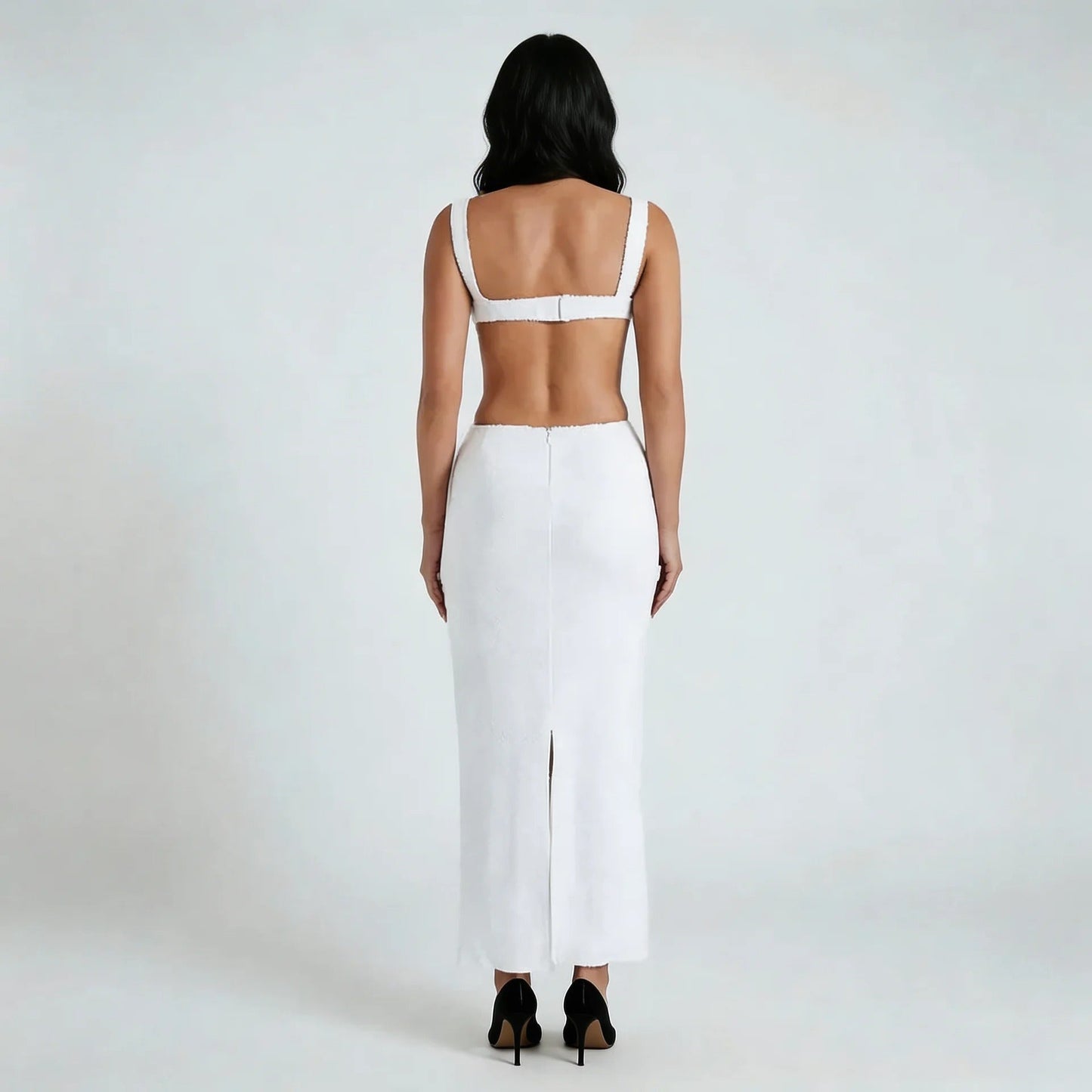 Aria Sequin Cutout Maxi Dress - product image 8