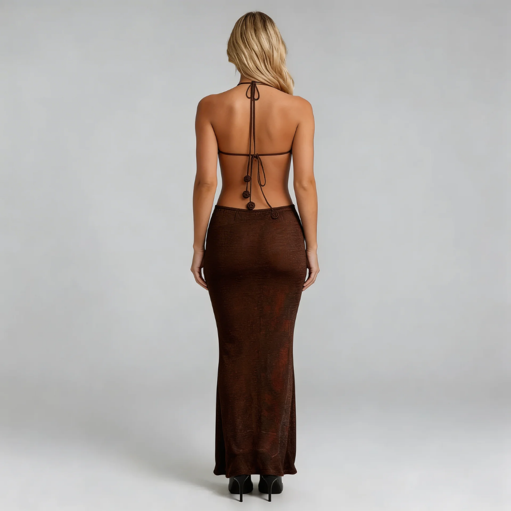 Cambria Shimmer Maxi Dress - product image 5