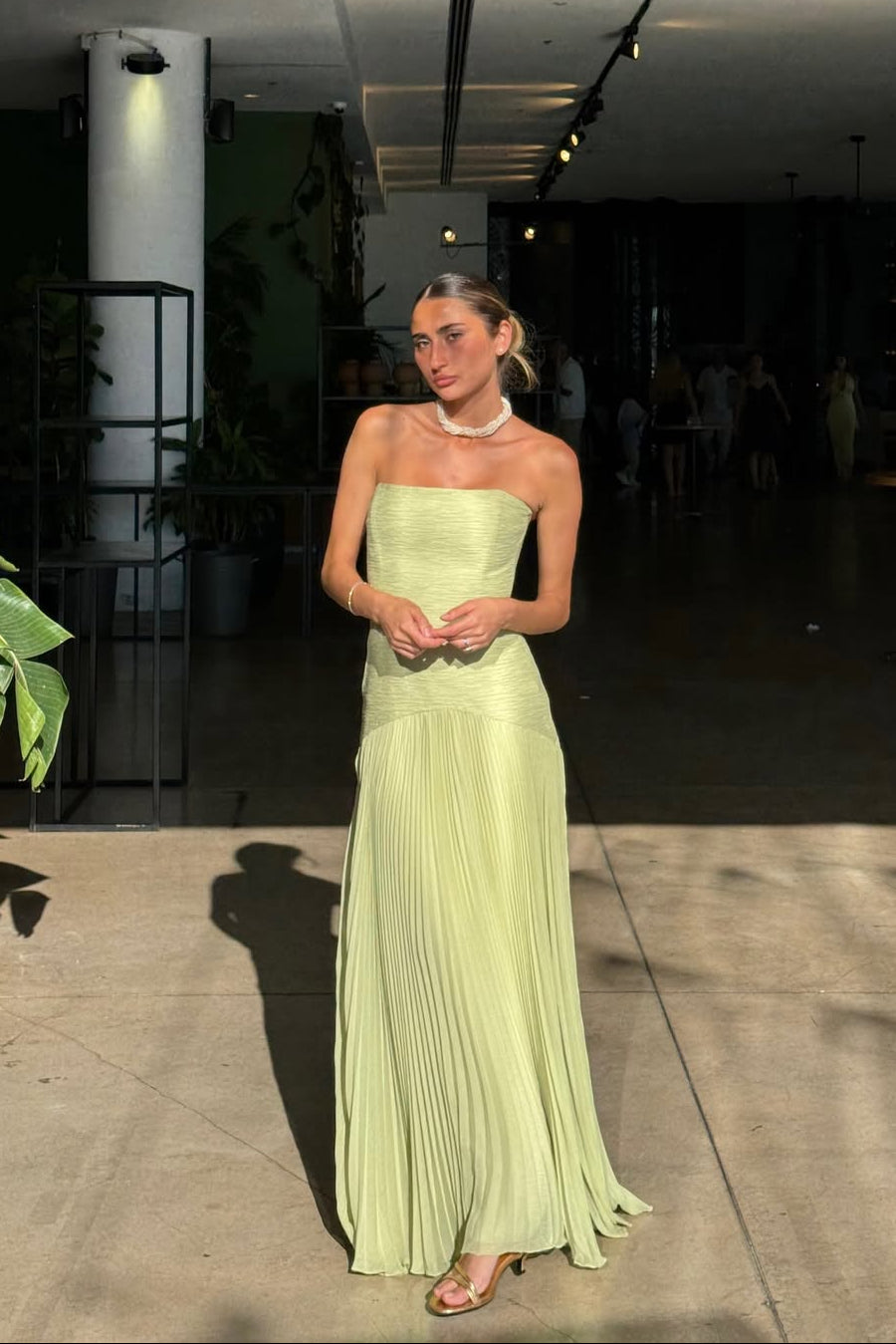 Skyla Strapless Maxi Dress