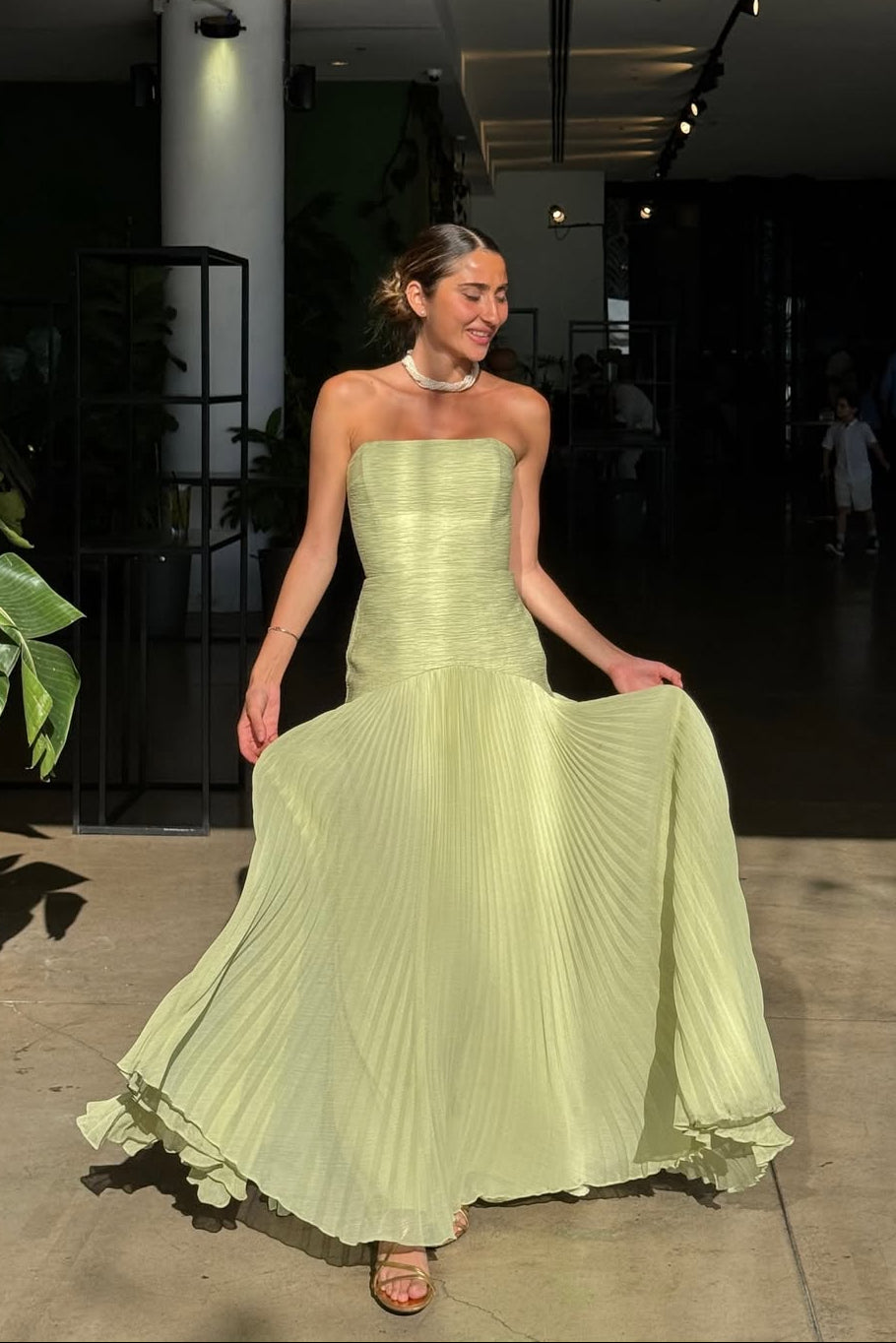 Skyla Strapless Maxi Dress
