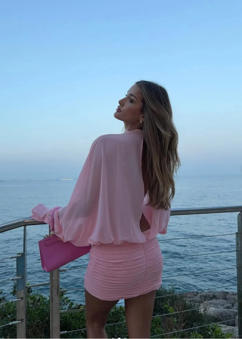 Solene Long Mini Dress