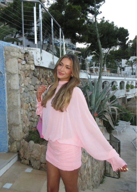 Solene Long Mini Dress
