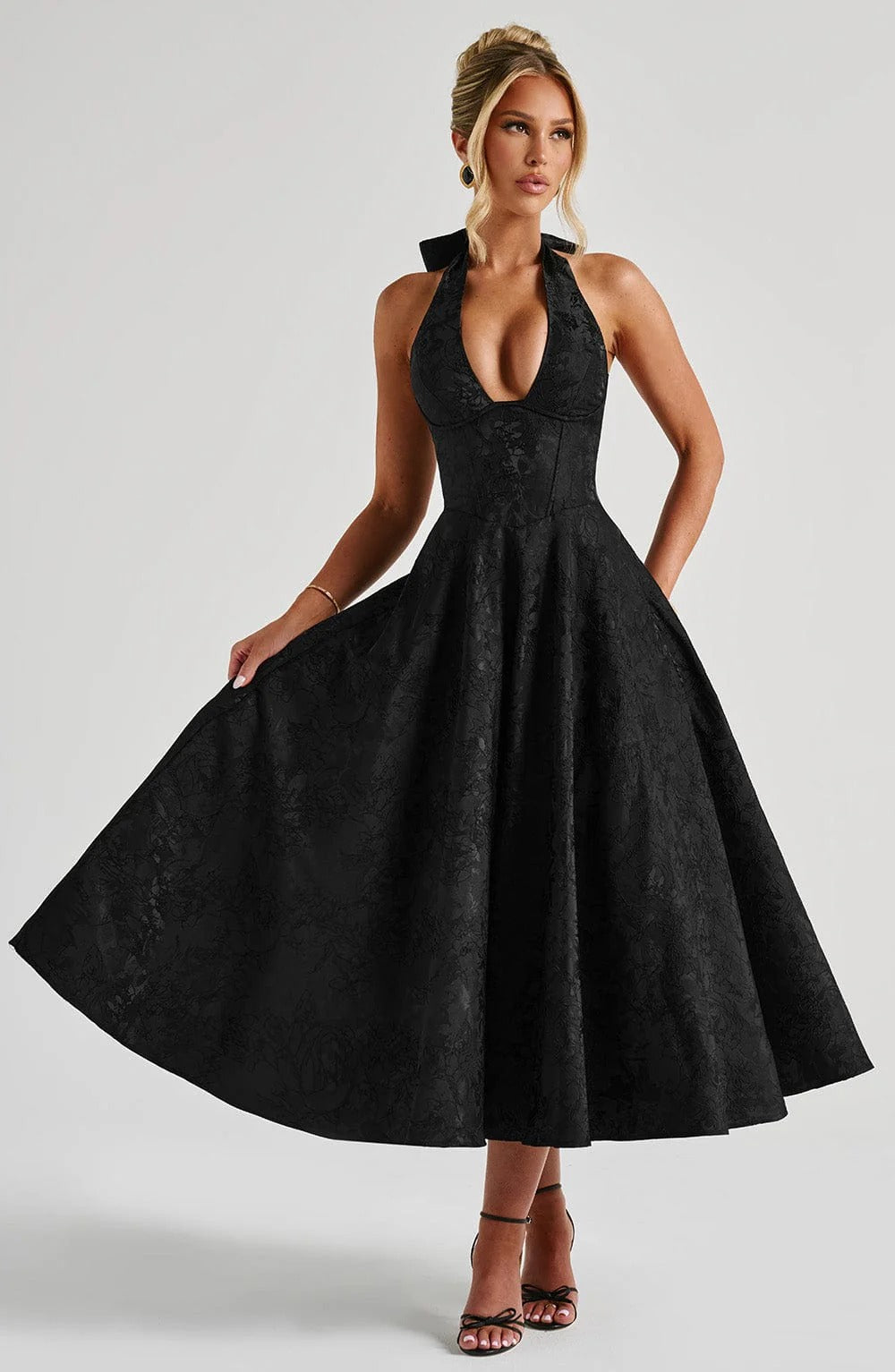 Stephanie Halter Midi Dress