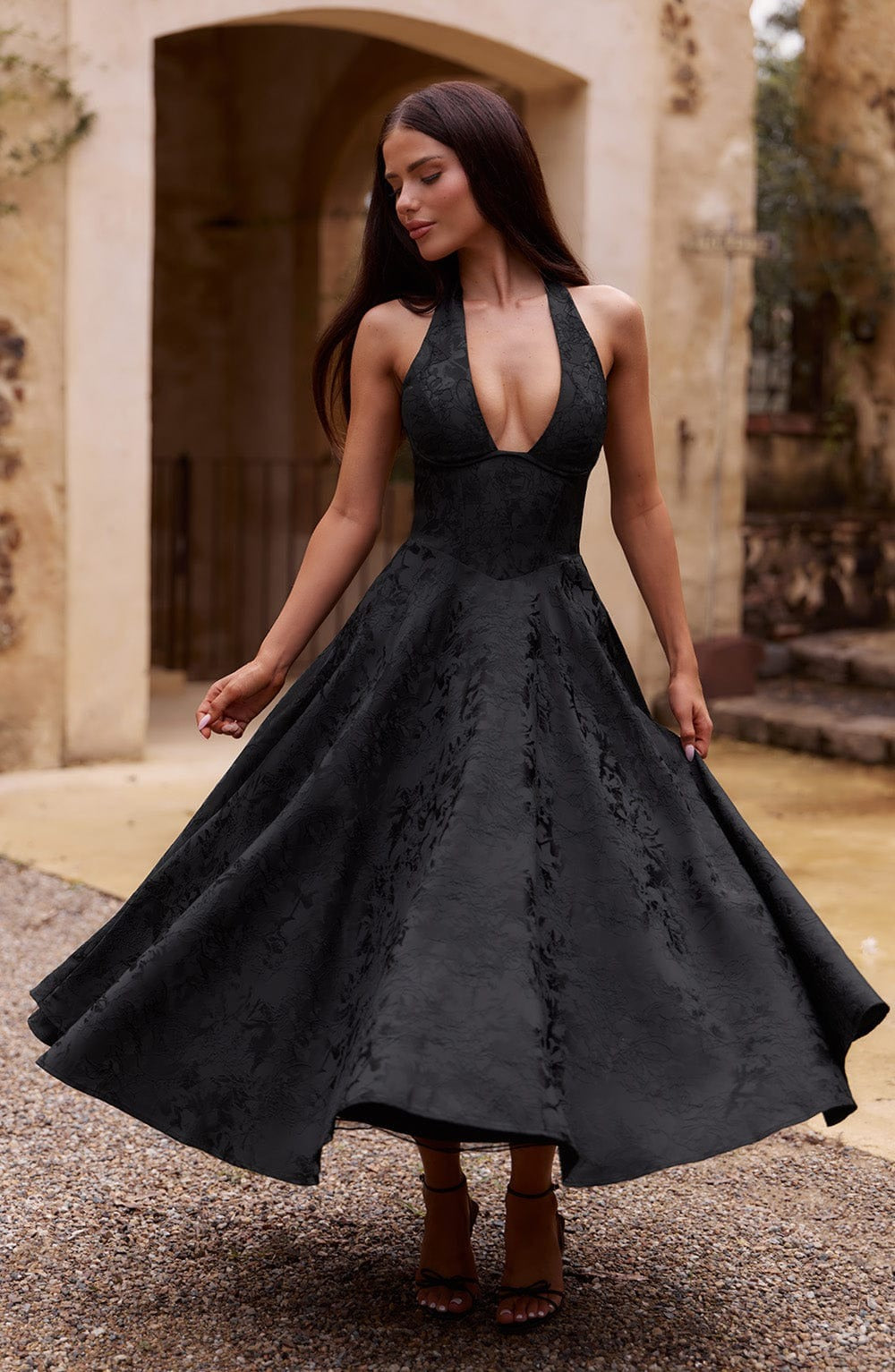 Stephanie Halter Midi Dress
