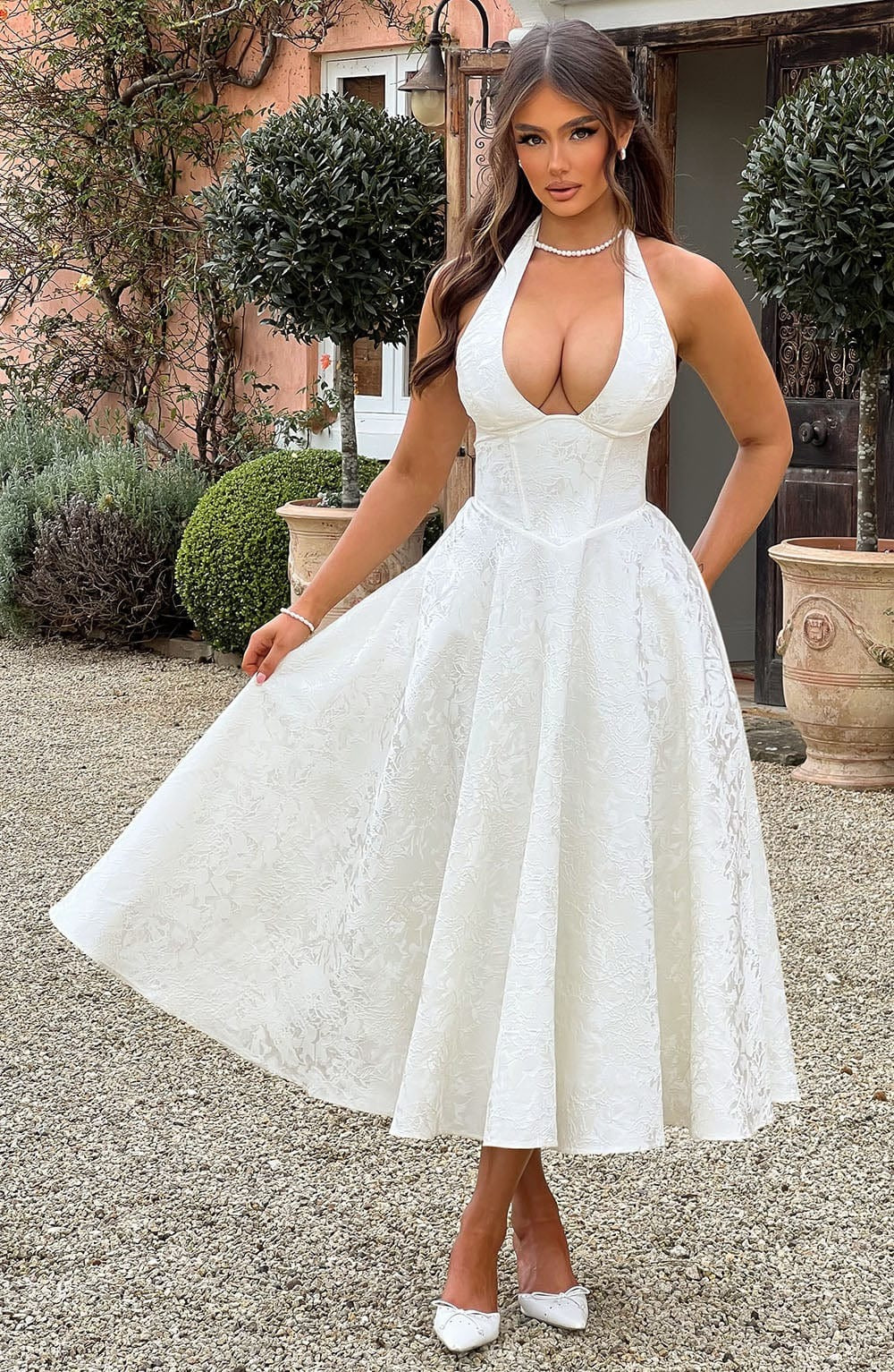 Stephanie Halter Midi Dress