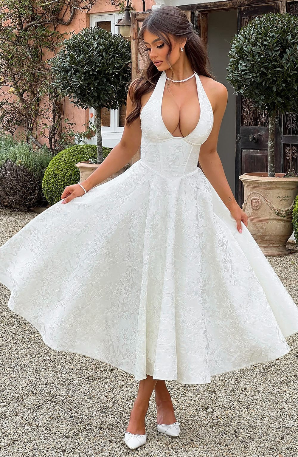 Stephanie Halter Midi Dress