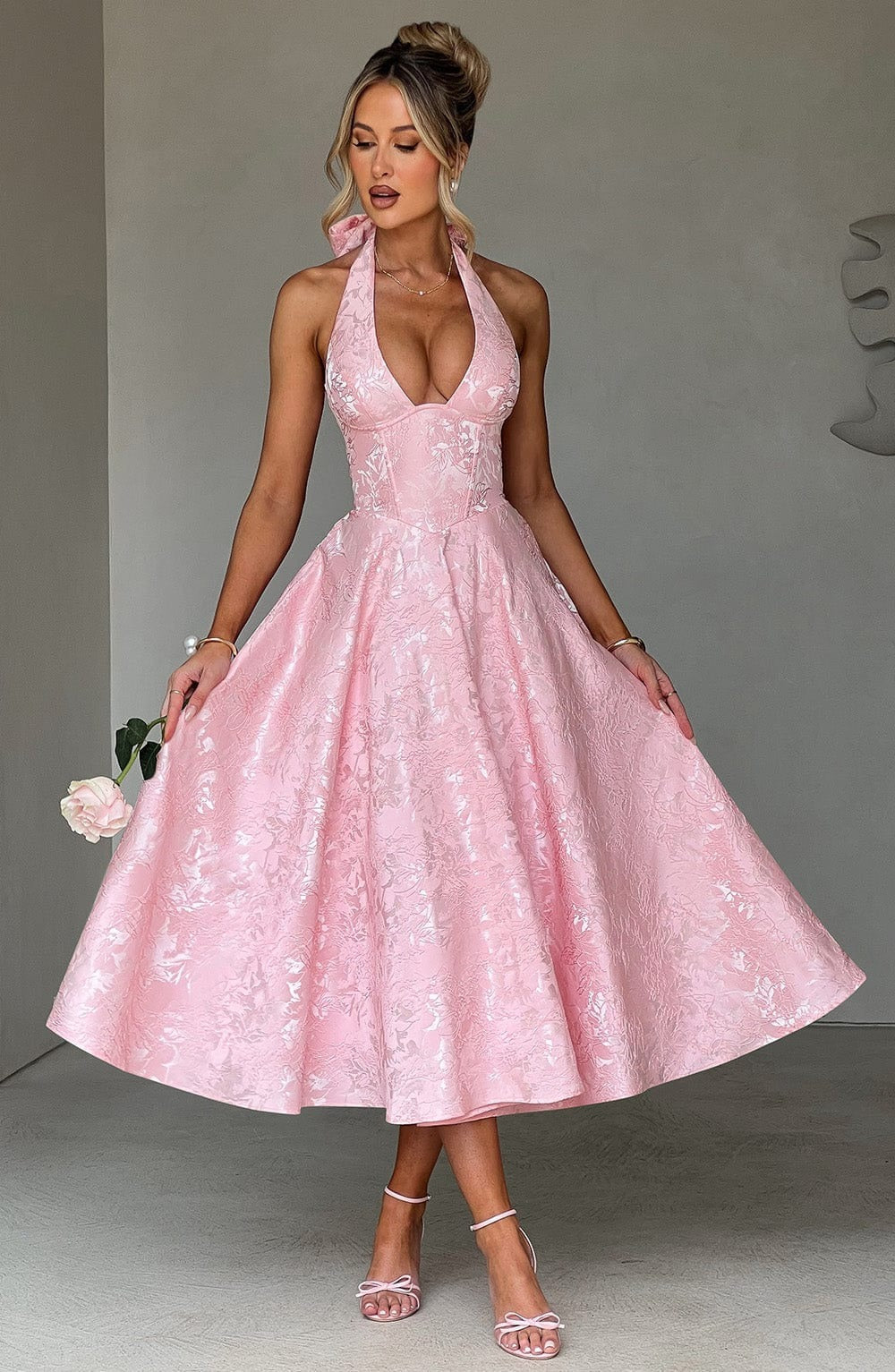 Stephanie Halter Midi Dress