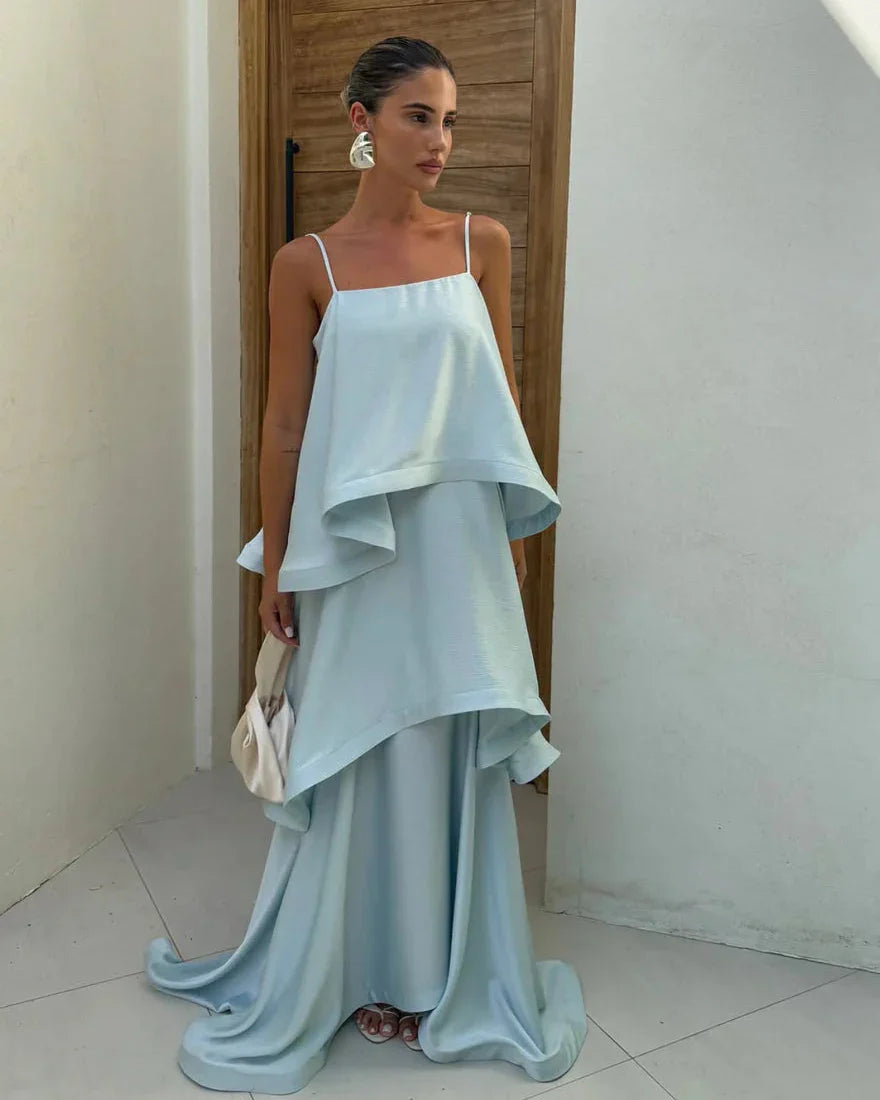 Stevie Spaghetti Maxi Dress