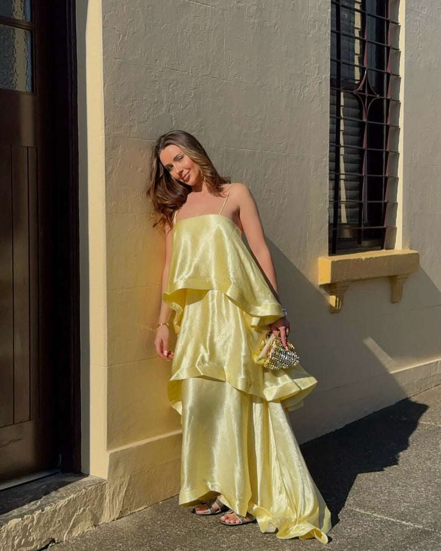 Stevie Spaghetti Maxi Dress
