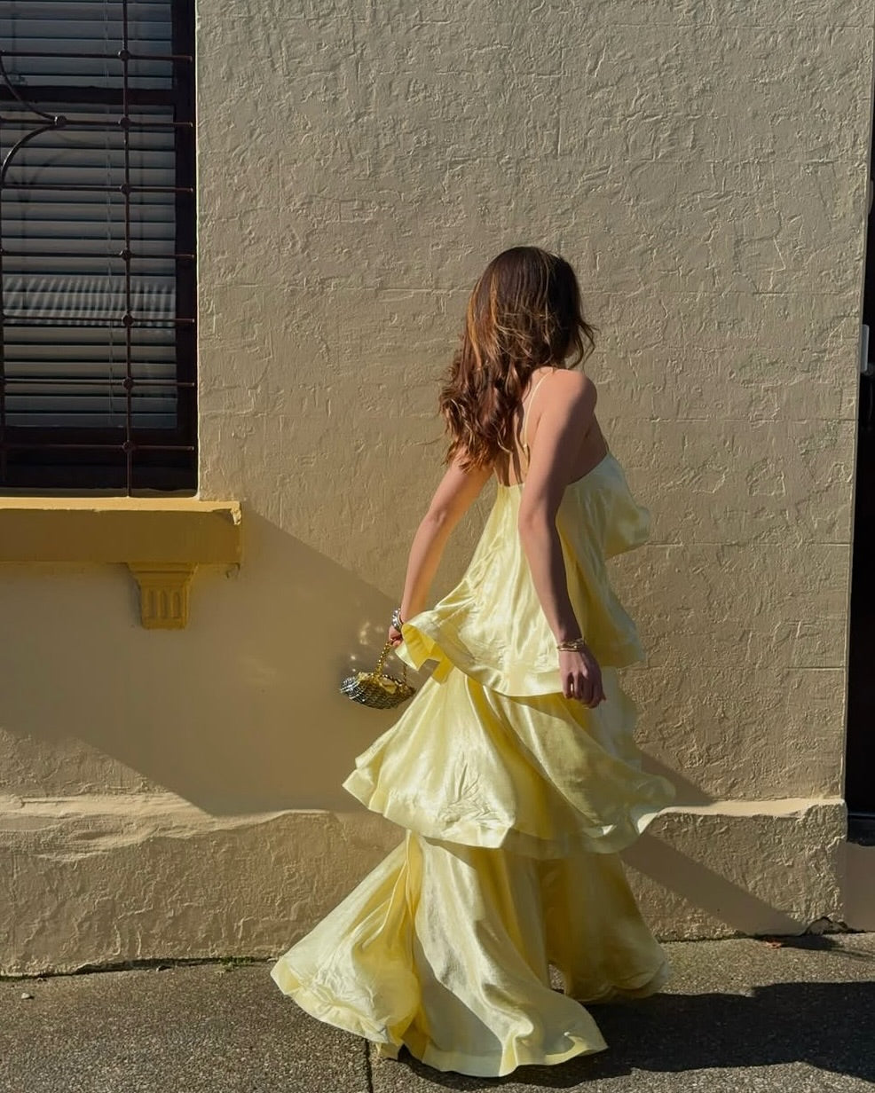 Stevie Spaghetti Maxi Dress