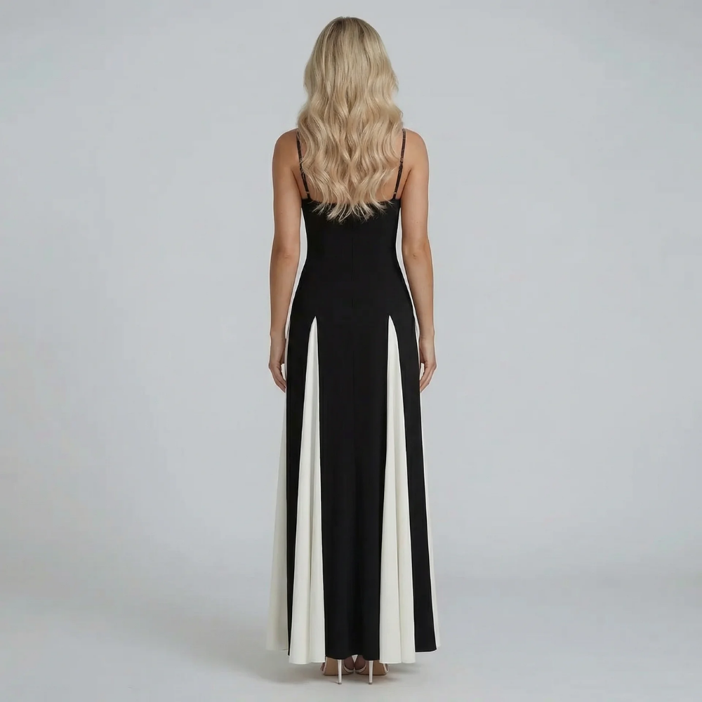 Sydney Contrast Maxi Dress