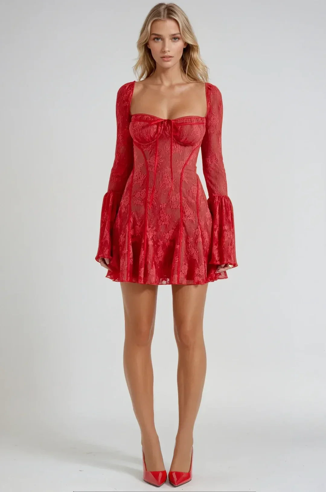 Teagan Long Mini Dress