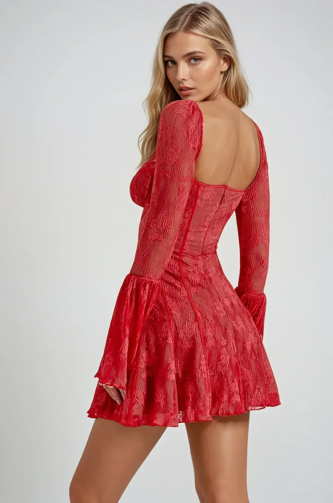 Teagan Long Mini Dress