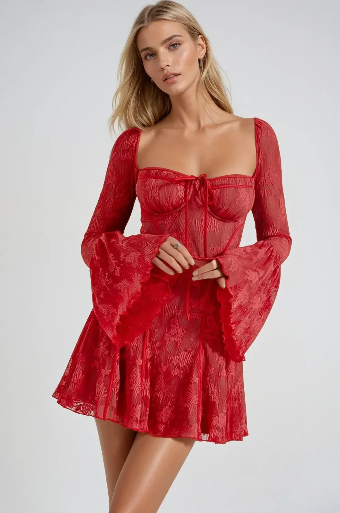 Teagan Long Mini Dress