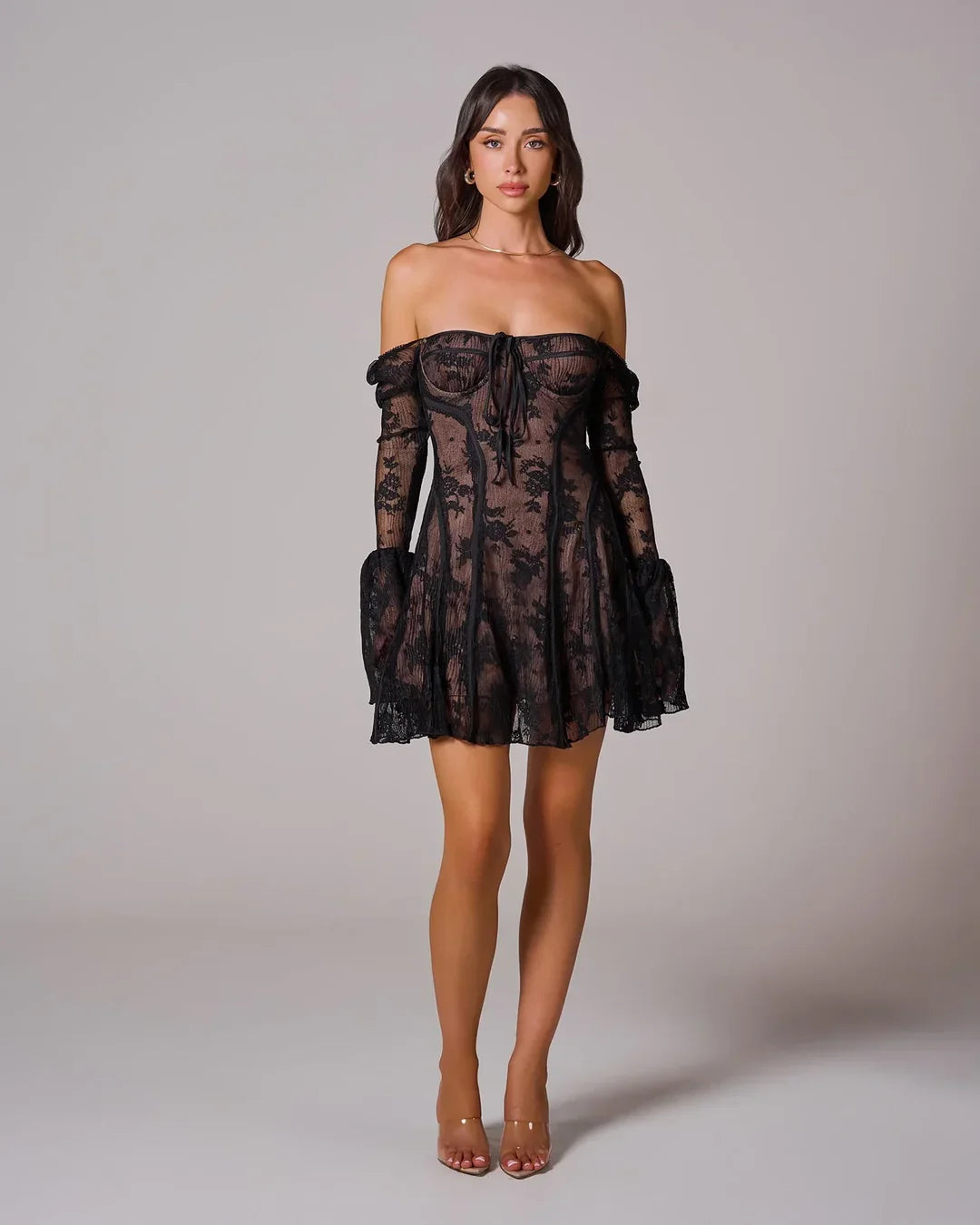 Teagan Long Mini Dress