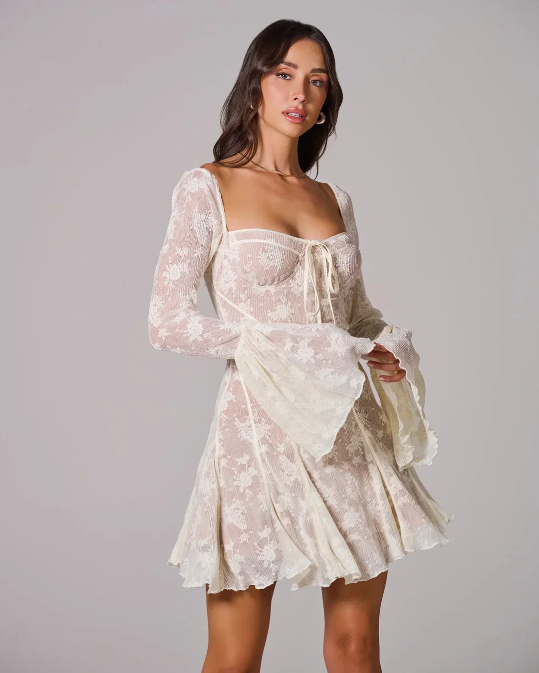 Teagan Long Mini Dress