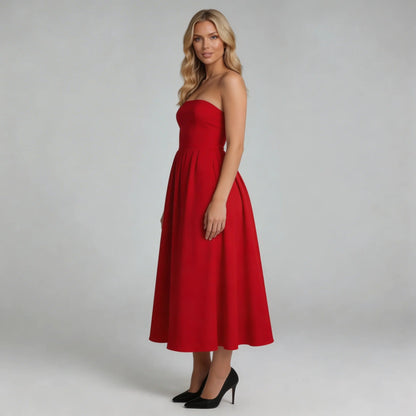 Serene Strapless Midi Dress - product image 10
