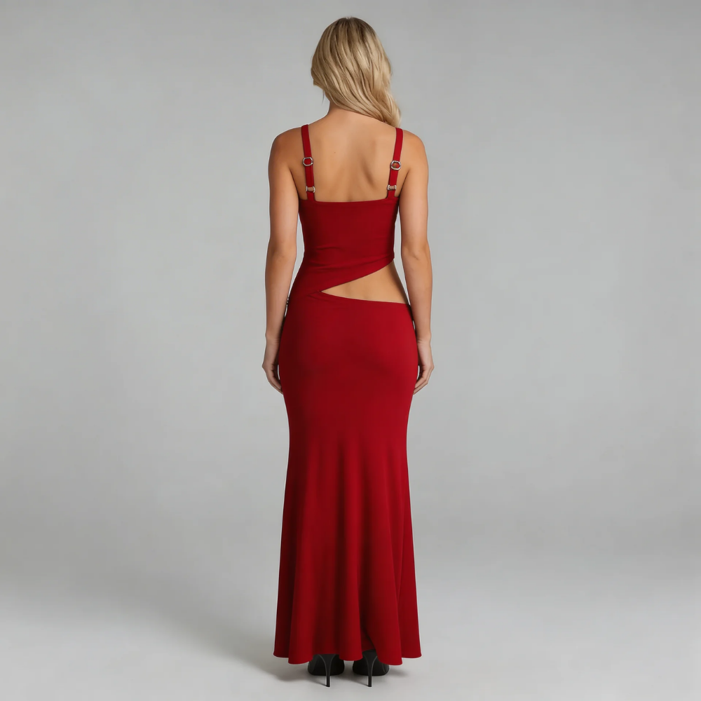 Viviana Mesh Maxi Dress