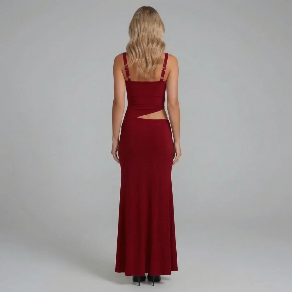 Viviana Mesh Maxi Dress