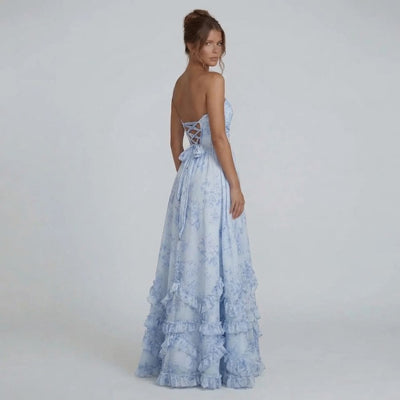 Vivienne Ruffle Maxi Dress