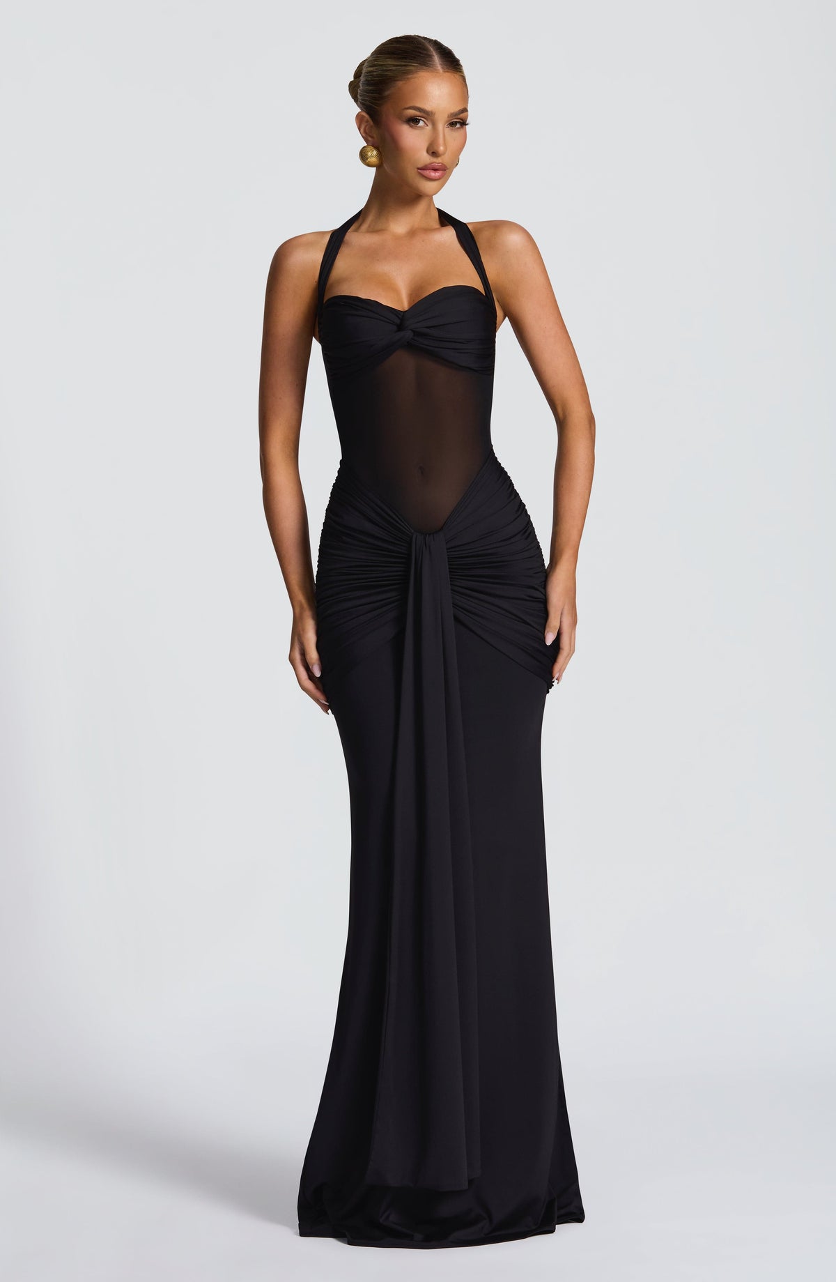 Vixen Ruched Maxi Dress