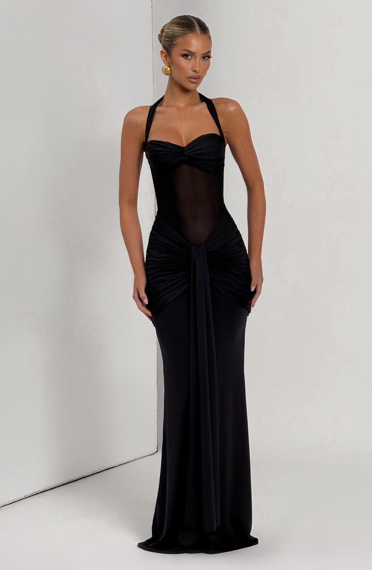 Vixen Ruched Maxi Dress