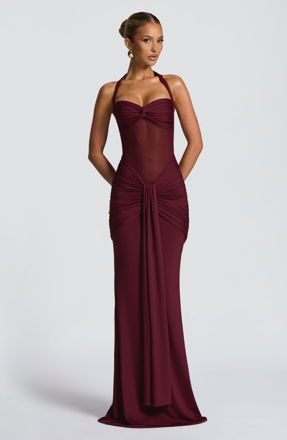 Vixen Ruched Maxi Dress