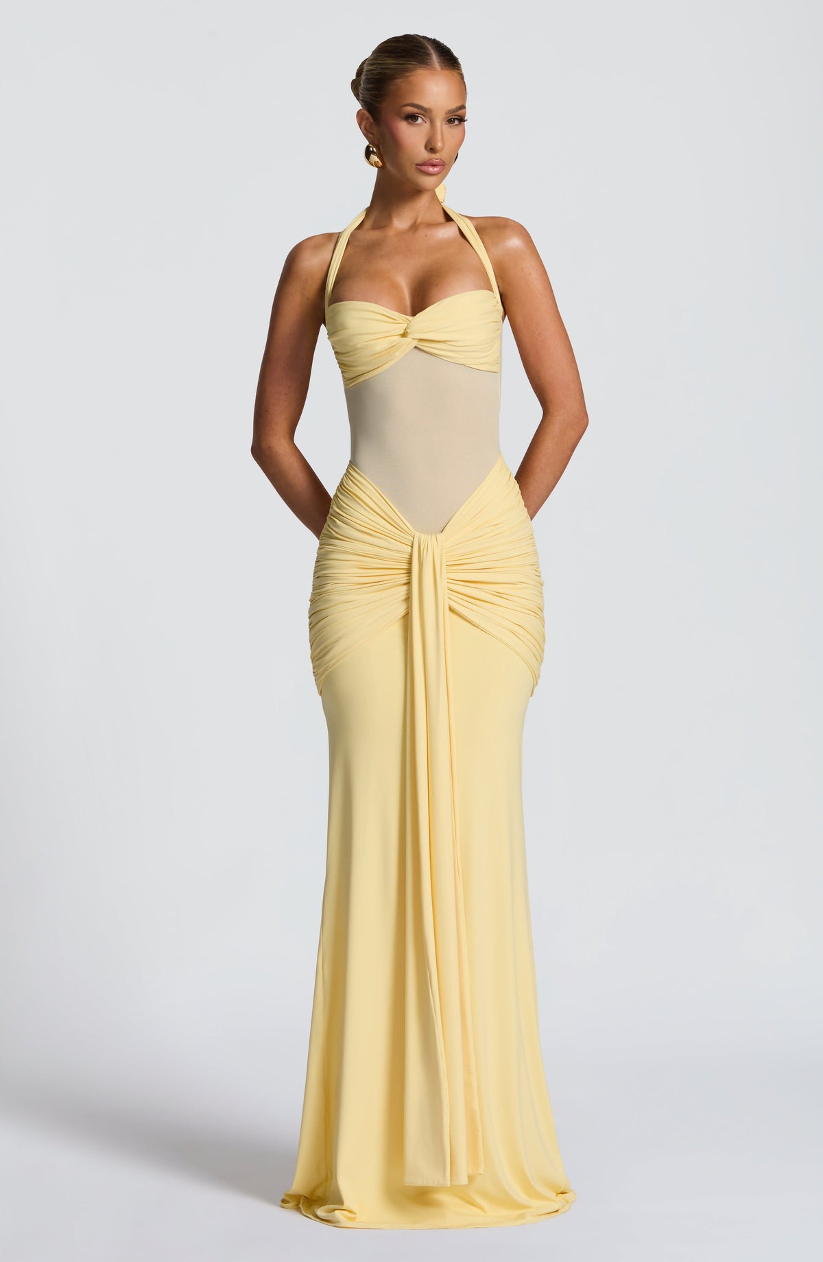Vixen Ruched Maxi Dress