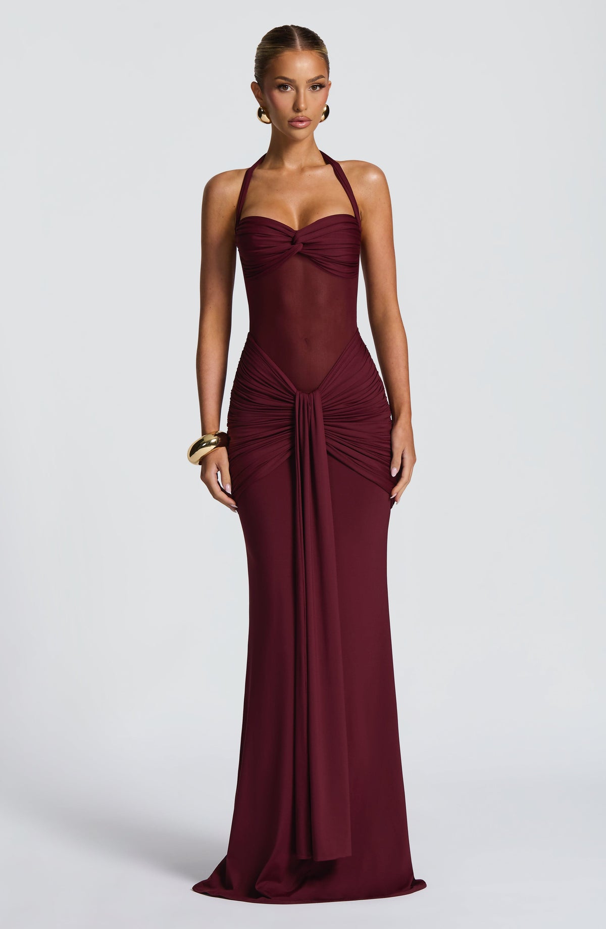 Vixen Ruched Maxi Dress