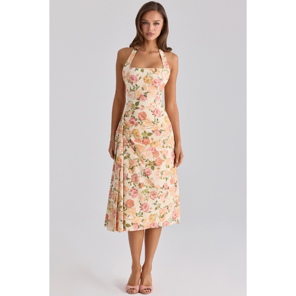 Whitney Halter Maxi Dress