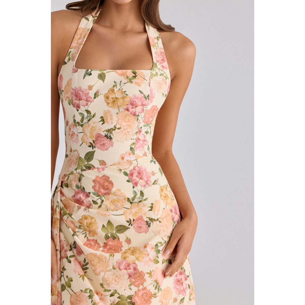 Whitney Halter Maxi Dress