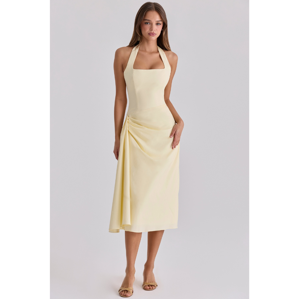 Whitney Halter Maxi Dress