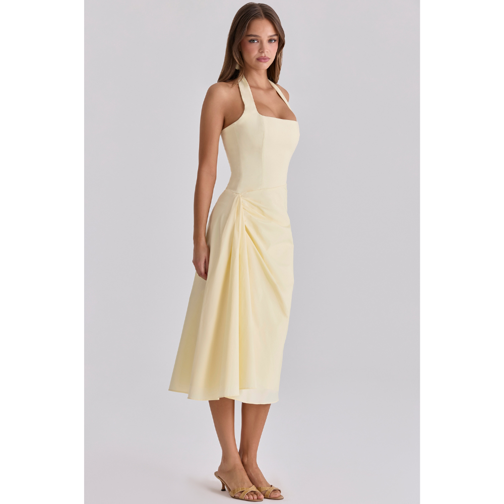 Whitney Halter Maxi Dress