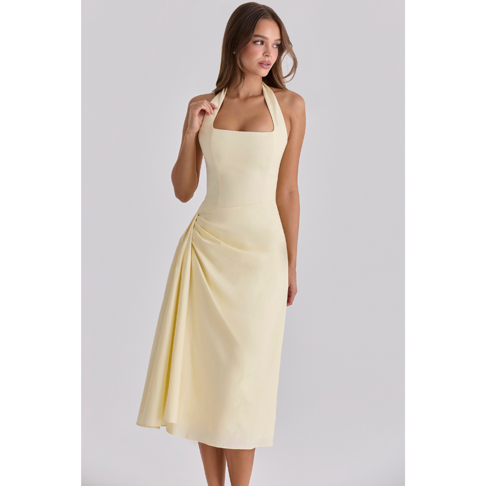 Whitney Halter Maxi Dress