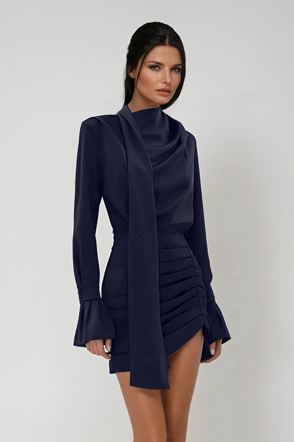 Winslow Ruched Mini Dress
